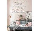Religious Quote Vinyl Wall Decal, Trust in the Lord with all your heart, Proverbs 3:5-6, Scripture Quotes, Wall Decals, Window 
